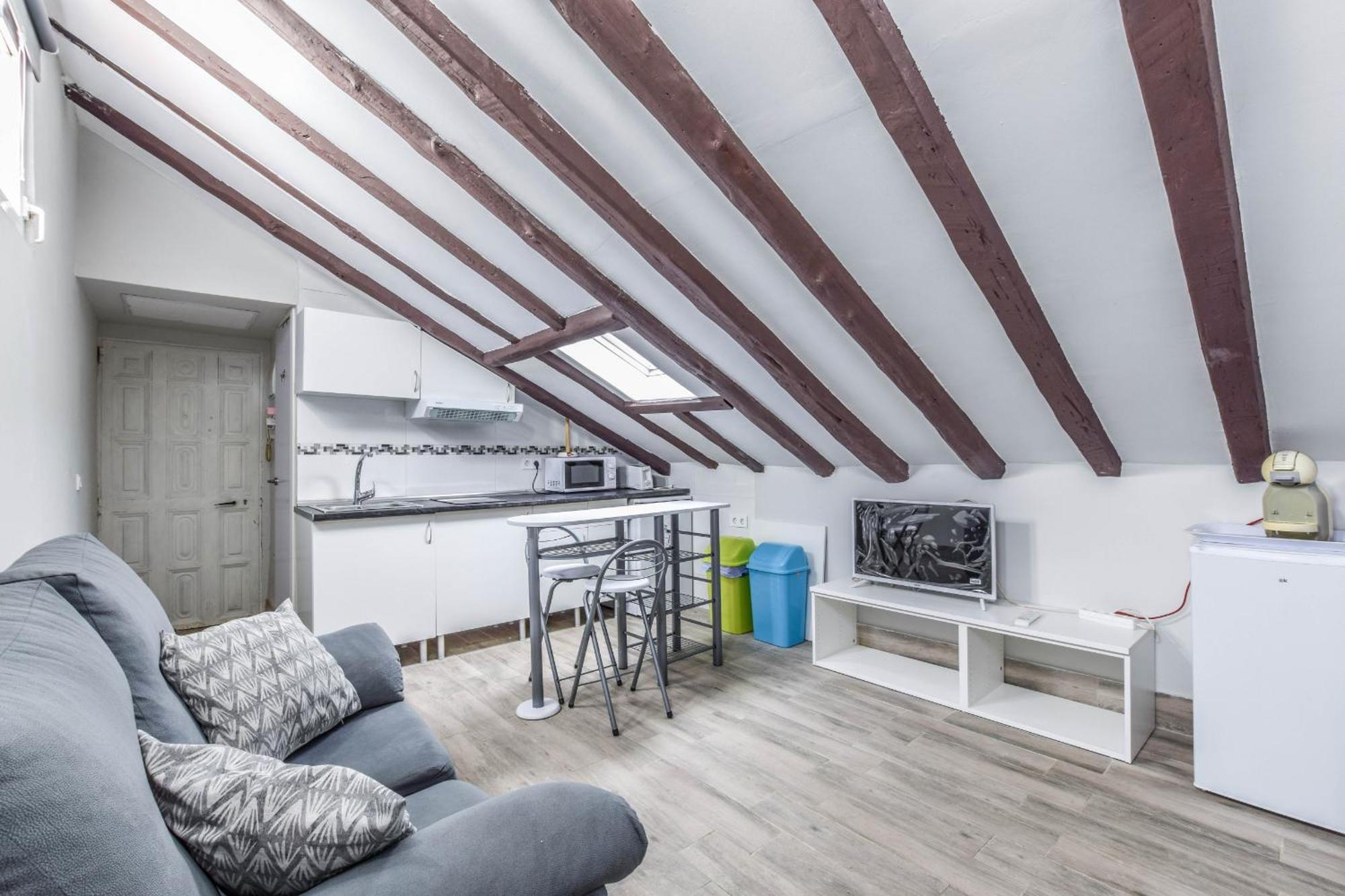 Apartamento Atico Barrio De Letras Madrid